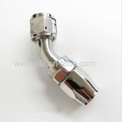 AN4 45 DEGREE SWIVEL FUEL HOSE END FITTING/ADAPTOR OIL/FUEL LINE -4 AN 4-AN UNIVERSAL