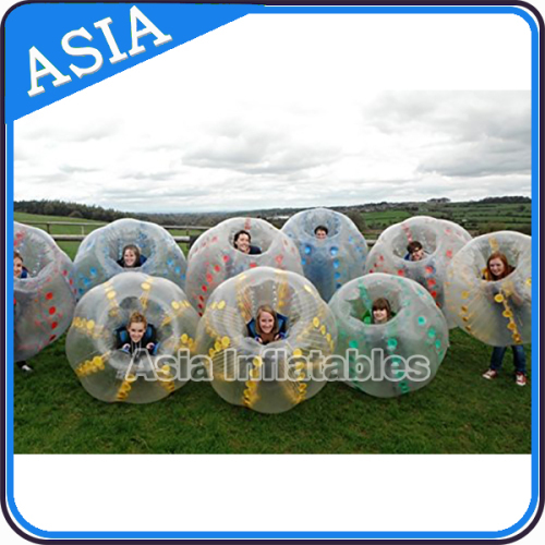 Half Color Bubble Soccer Balls for Sale/Hot sale bumper ball