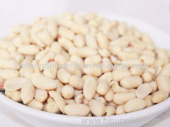 100% Pure non-GMO Dry and Raw Peanut kernels without skin, blanched peanut kernels from China