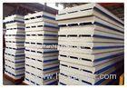 Fireproof Color Coated Steel PU Sandwich Panel / Insulation Wall Panels