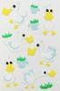 cute Puffy Farm Animal Stickers