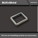 gold square buckle for customized_Maya Metal