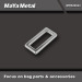 gold square buckle for customized_Maya Metal