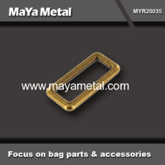 gold square buckle for customized