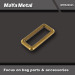 gold square buckle for customized_Maya Metal