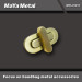 bags press lock for customized_Maya Metal