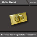 bags press lock for customized_Maya Metal