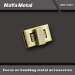 bags press lock for customized_Maya Metal