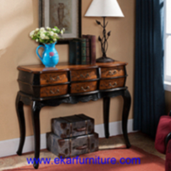 Classic table console table wooden table