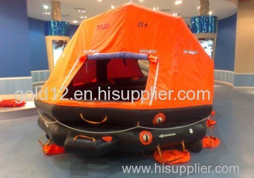 Khzd Type Self-Righting Davit Lunched Inflatable Life Raft