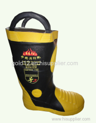 EC Standard Fire Fighting Boots / Fire Resistant Safety Boots