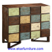 Side table console table wooden table