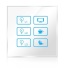 Wireless infrared wifi remote control networking zigbee two way lighting switch roller shutter curtain elevator curtai