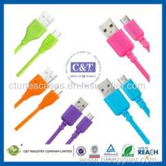 C&T USB Data Charing Cable for Samsung Galaxy S4 White SIV S IV SIIII I9500