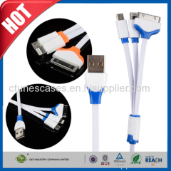 C&T USB Data Charing Cable for Samsung Galaxy S4 White SIV S IV SIIII I9500