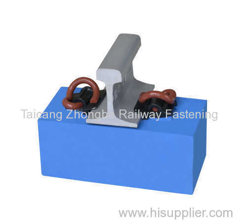 High speed IV railway fastening system