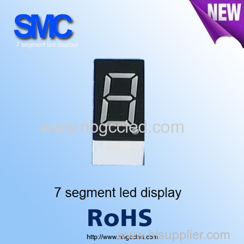 7 Segment LED Display 1 Digit 0.39inch red