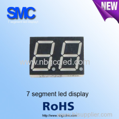 0.5inch orange 2 digit 7 segment led display