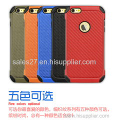 TPU cell phone case with pc rubble epoxy for iphone 5/5C/5S/6/6 plus