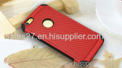 TPU cell phone case with pc rubble epoxy for iphone 5/5C/5S/6/6 plus