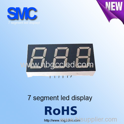 7 Segment LED Display 3 Digit 0.56 inch