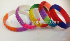 silicone wristbadn,Silicone Bracelet,CMYK,UV Bracelet