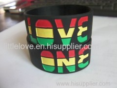 Print Wristband Silicone Bracelet