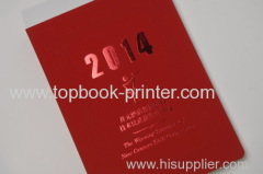 Unique design round-corner gold stamping cover hardcover or hardback book printer or binder