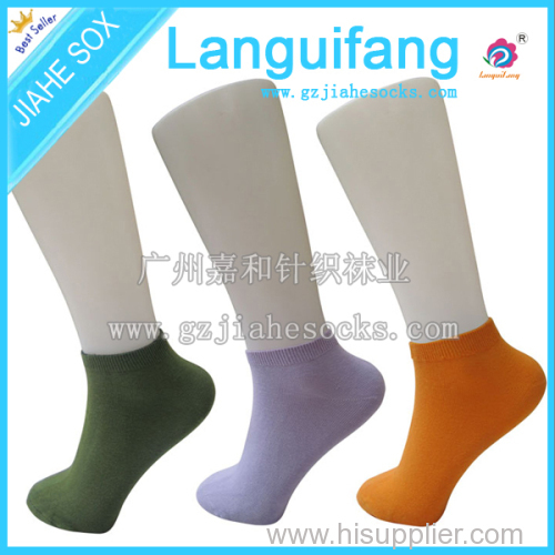 breathable women knitted low cut cotton socks China socks manufacturer