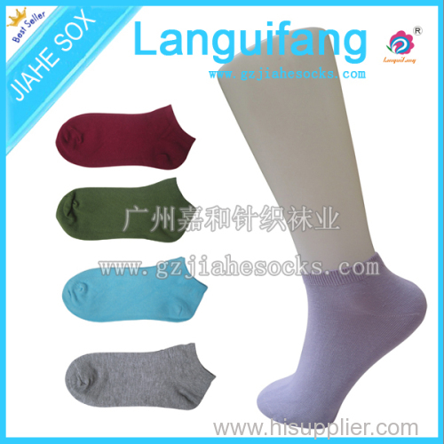 breathable women knitted low cut cotton socks China socks manufacturer