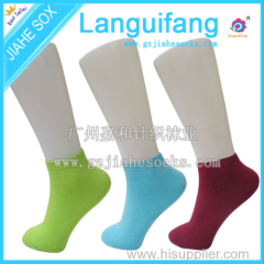 breathable women knitted low cut cotton socks China socks manufacturer