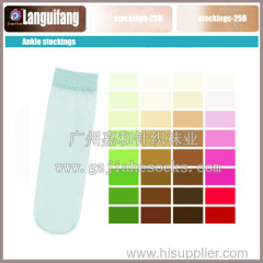 2015 custom ankle silk socks short silk socks