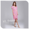 Apparel& Fashion Underwear& Nightwear Sleepwear&Pajamas Ladies' Button down Nightgown Bamboo Fiber Water Printing Fabric