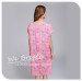 Apparel& Fashion Underwear& Nightwear Sleepwear&Pajamas Ladies' Button down Nightgown Bamboo Fiber Water Printing Fabric