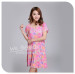 Apparel & Fashion Underwear & Nightwear Sleepwear & Pajamas Bamboo fiber sleep shirt night shirt Ladies lotus bottom hem