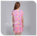 Apparel & Fashion Underwear & Nightwear Sleepwear & Pajamas Bamboo fiber sleep shirt night shirt Ladies lotus bottom hem