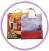 Side Gusset Bag Custom Plastic Shopping Bags With Handles