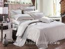Combed Cotton Cream Hotel Bedding Sets King Size For Star Hotel