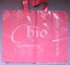 OEM Pink LDPE Soft Loop Handle Bag Promotional Shopping Bags