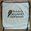Frosted CPE Plain Plastic Drawstring Backpack with Double Shoulders