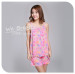 Apparel& Fashion Underwear& Nightwear Sleepwear& Pajamas Tank Top Shorts Set Summer Pajama Suit Bamboo Printed Fabric