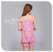 Apparel& Fashion Underwear& Nightwear Sleepwear& Pajamas Tank Top Shorts Set Summer Pajama Suit Bamboo Printed Fabric