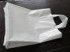 Fashionable White Low Density Polyethylene Bags White Ribbon