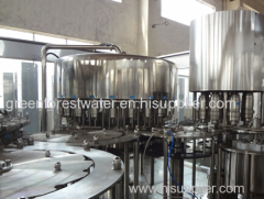 bottle filling capping and washing machine