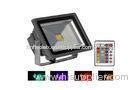 High Power Epistar Exterior RGB LED Floodlight 20W With IR Remote Controller