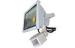 Industrial RA 80 IP65 10W Bridgelux Outside PIR LED Floodlight For Parking Lot / Stores