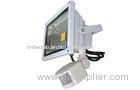 Industrial RA 80 IP65 10W Bridgelux Outside PIR LED Floodlight For Parking Lot / Stores