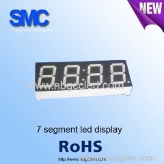 7 segment display 0.39inch red color 4 digit led display for instrumentation