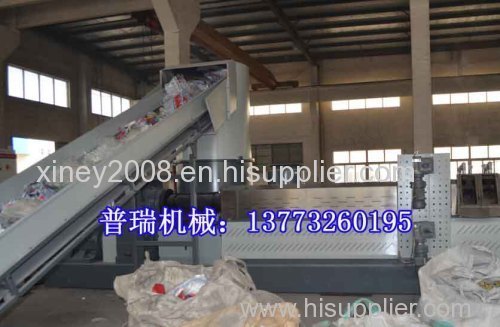 PP & PE low energy consumption, high exhaust plastic film recycling machine
