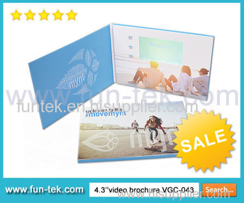 Premium Invitation LCD Video Brochure Card VGC-043 for VIPs